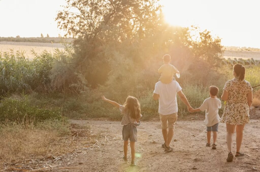 צילומי משפחה בטבע