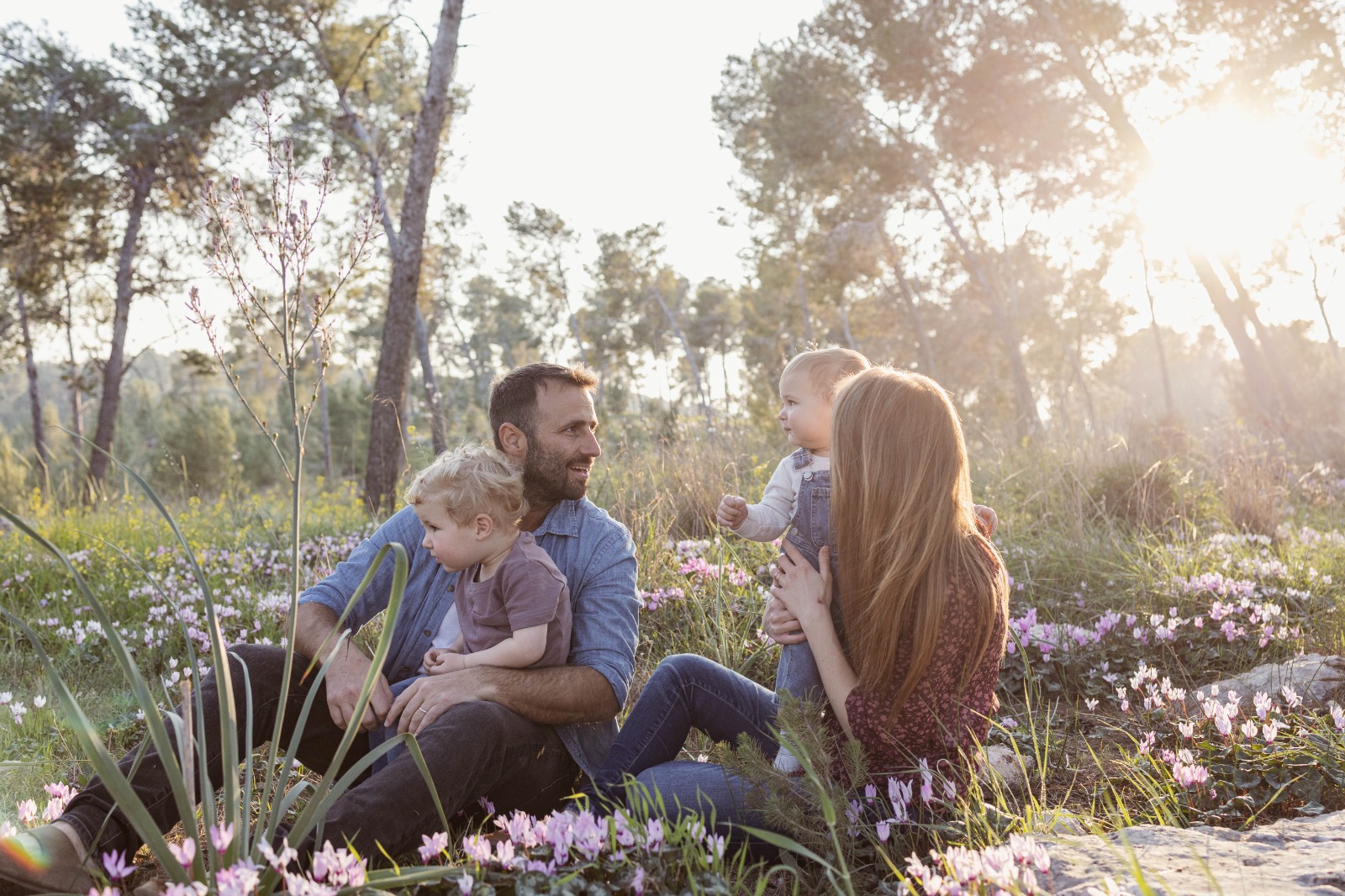 צילומי משפחה בטבע
